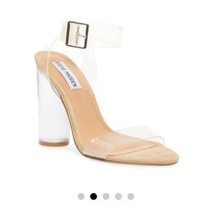 Steve Madden Clearer Clear Heels